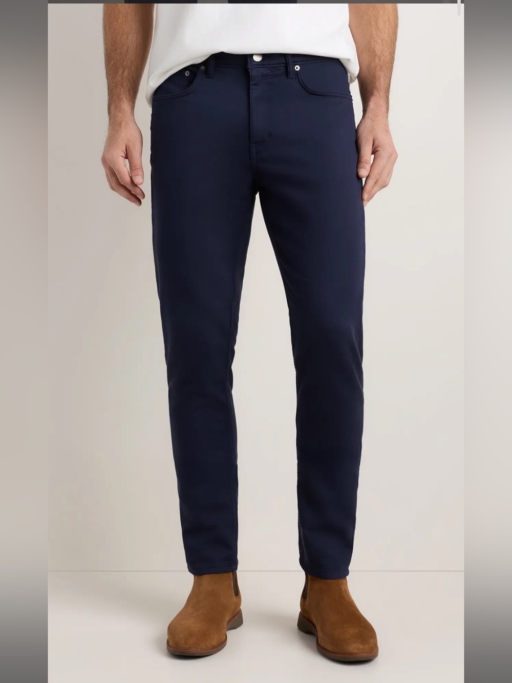 Goodfellow & Co. Men's Slim Hip, Thigh, & Leg Stretch Pants Jeans - Navy